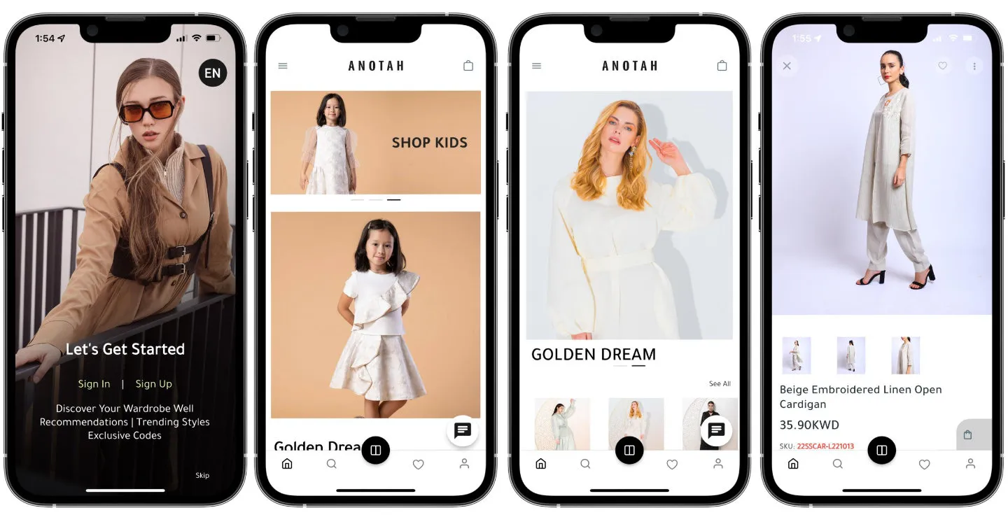 Anotah mobile app