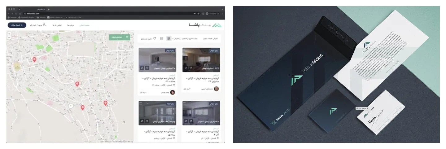 Pasha Group website brand design